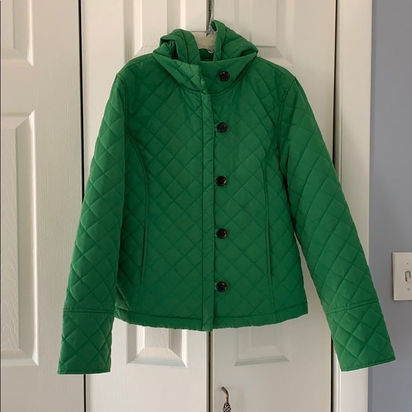 Calvin Klein Jackets & Blazers - Women’s Calvin Klein Green Quilted Coat